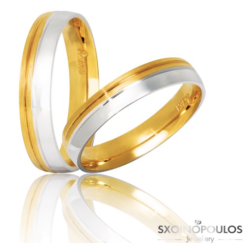 Βέρες Γάμου S43GC (4,00mm)